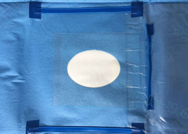 Eye / Ophthalmic Disposable Sterile Surgical Drapes With Incision Film With Liquid Collection Pouch