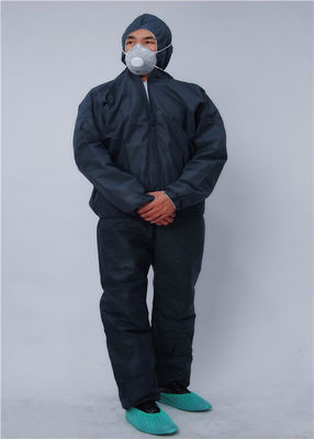 Disposable 75g/㎡ PP Biosecurity Coverall for Hospital Doctor