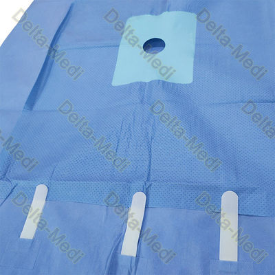 Reinforced SMF Lower Extremity Disposable Surgical Drapes 20g 60g With Fenestration
