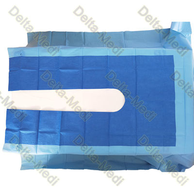 SMS Sterile Reinforced Orthopedic Drape U Drape With Split Disposable Surgical Pack Set