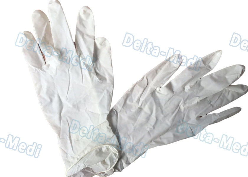 Natural Rubber Disposable Surgical Gloves Latex Examination 18g - 24g