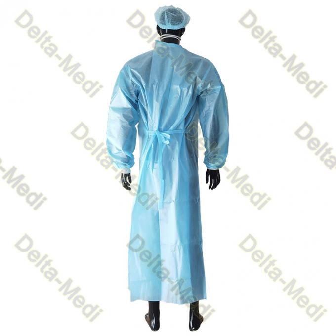 PP coated PE Film disposable isolation gown AAMI Level 2 AAMI Level 3 0