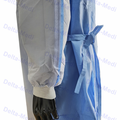 SMMS SMMMS Level 3 Surgical Gown Disposable Blue Medical  For Surgery
