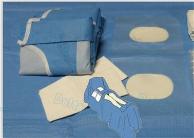 Disposable Sterile Angiography Drape Packs , Surgical Angio Pack with Soft and Absorption sheet