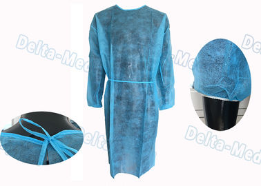 Medical Hospital Isolation Gowns , Patient Surgical Disposable Waterproof Gowns