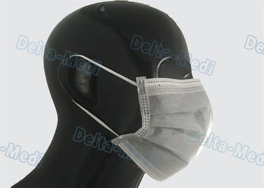 Disposable 3 / 4 Ply Disposable Breathing Mask , Non Woven Comfortable Sterile Face Mask