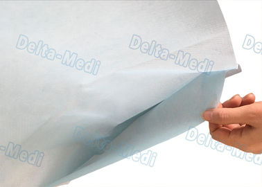 Patient Disposable Paper Bibs With Pocket , 2 Ply / 3 Ply Custom Printed Disposable Bibs