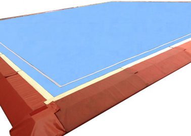 Gymnastics Blue 50mm Cheerleading Floor Mat Velcro Connect