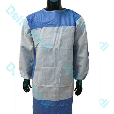 Poly Reinforced SMS SMMS Disposable Surgical Gown