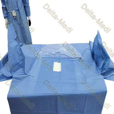 Absorbent Reinforced 20g - 60g SP SMS SMMS SMMMS ETO Disposable Surgical Urology Gynaecology Pack for clinic hospital