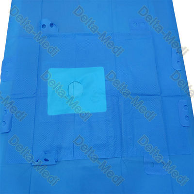 PP SMS material Upper Extremity Disposable Surgical Drapes With Tube Holders