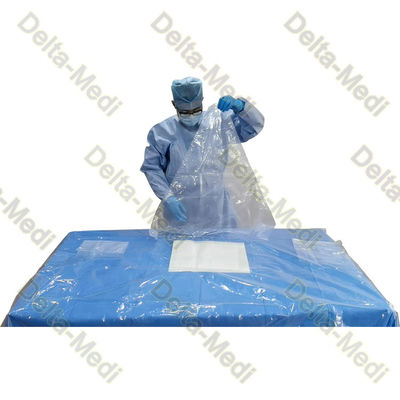 Disposable Surgical Transparent Polyethylene Vertical Isolation Drape With Incise Film