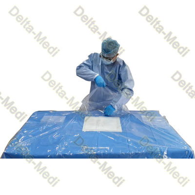 Disposable Surgical Transparent Polyethylene Vertical Isolation Drape With Incise Film