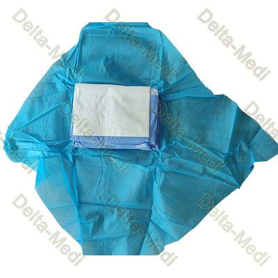 Personal Care Clinic Reinforced Disposable Sterile Gowns Hook And Loop Fastener