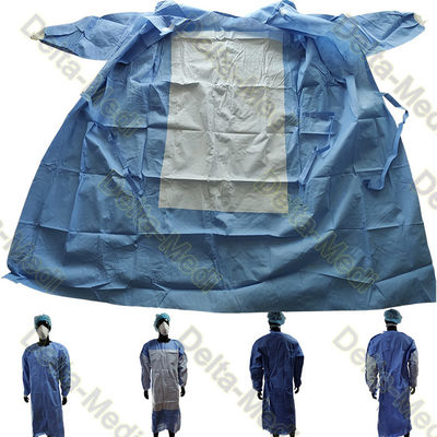 20g To 60g Reinforced Barrier Surgical Gown 2 Hand Towels 1 Wrap