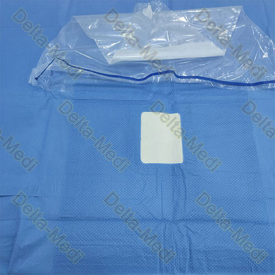 30-60GSM Disposable Surgical Drapes Gynecology Pack With Attached Leggings