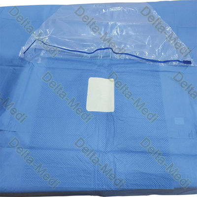 Absorbent Prevention Fabric Gynecological Drape Pack With Perineal Vaginal Aperture