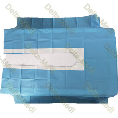 150cmx240cm Disposable Surgical Drapes Reinforced Orthopedic Split Drape Pack