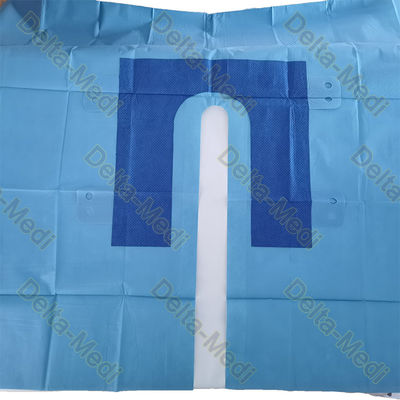 150cmx240cm Disposable Surgical Drapes Reinforced Orthopedic Split Drape Pack