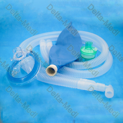 Disposable Breathing Filter Kit Ventilator Kit Corrugated Anesthesia Circuit For Hospital