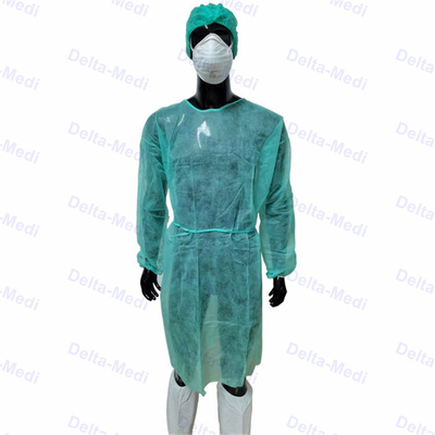 Disposable SMS Isolation Gown Waterproof Cover All Gown Clotings Surgical Laboratory Isolation Gown AAMI 1 2 3