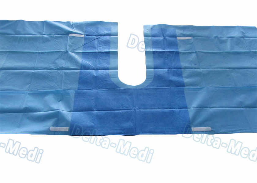 U Drape , U Split Surgery Disposable Surgical Drapes With 5cm Adhesive Tape And Tube Holders