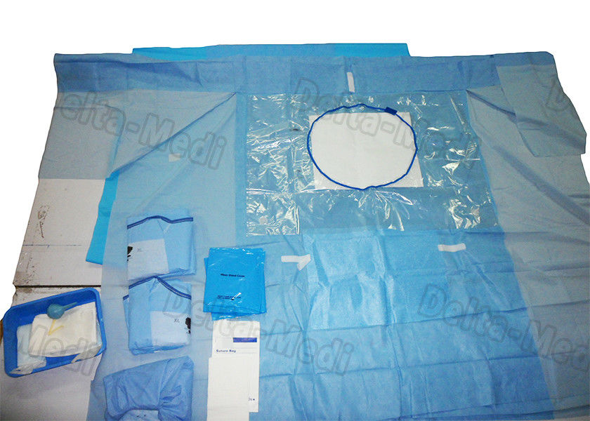 SMS Material Medical Procedure Packs , Abdominal Delivery Sterile Medical Pack For Cesarean Section