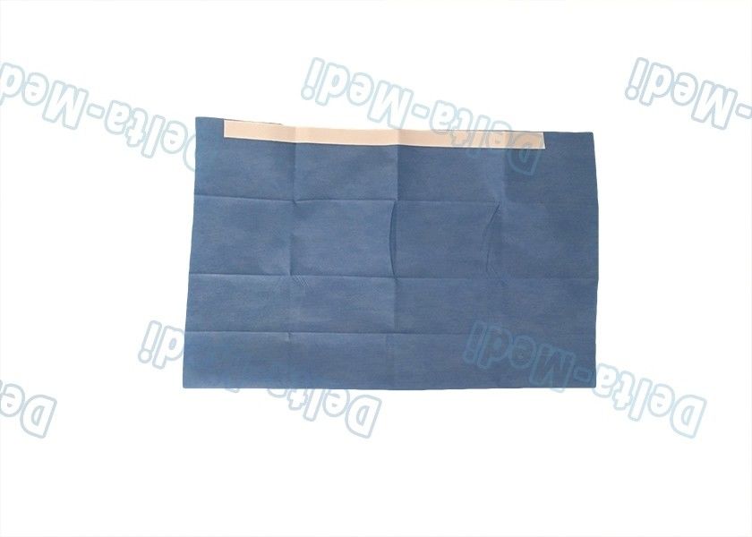 Surgical Operation Waterproof Disposable Patient Drapes Blue Color 90 x 90cm