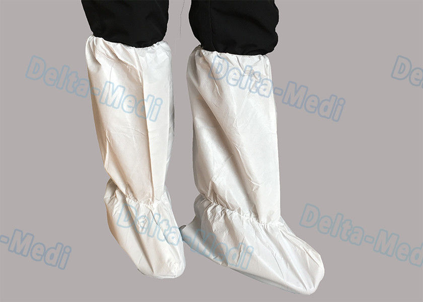 SF Non Woven Disposable Surgical Shoe Covers , Anti Water Disposable Boot Covers
