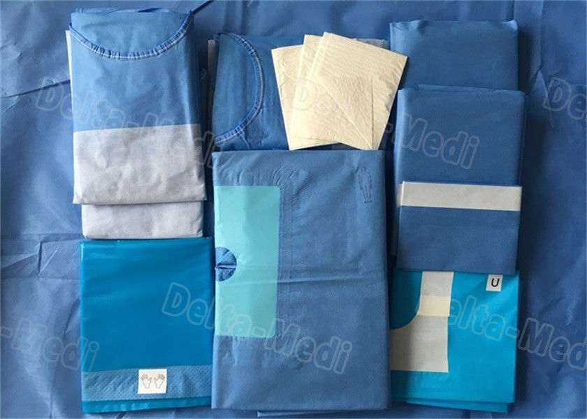 Sterile Hospital Disposable Surgical Packs Comfortable Preventing Liquid / Barrier Bacteria