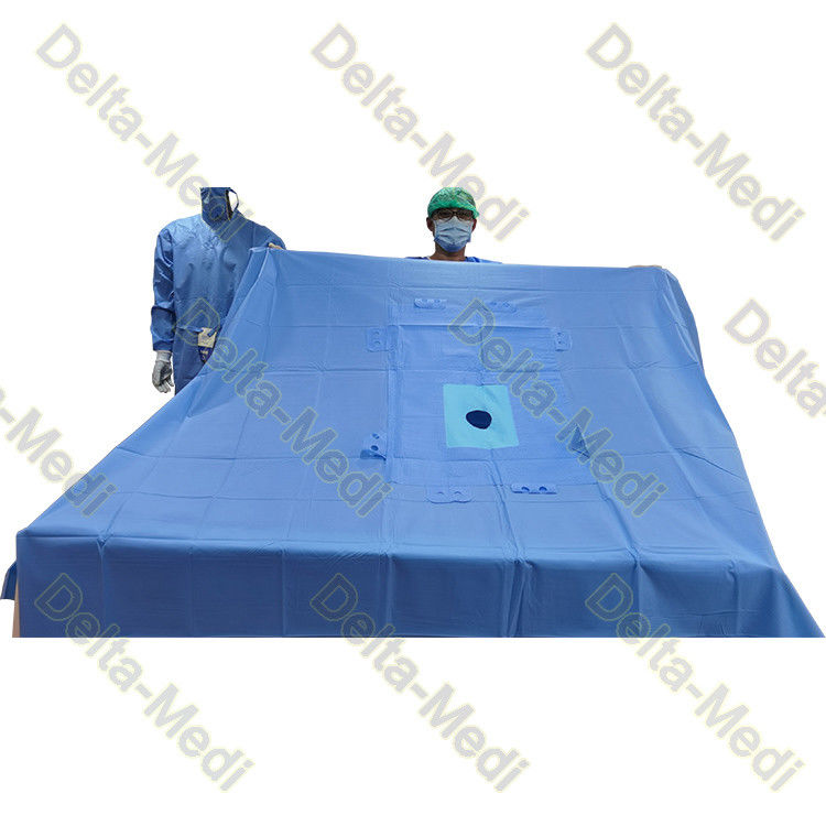 SBPP Material Circular Elastic Disposable Surgical Drapes 20g 60g For Extremity