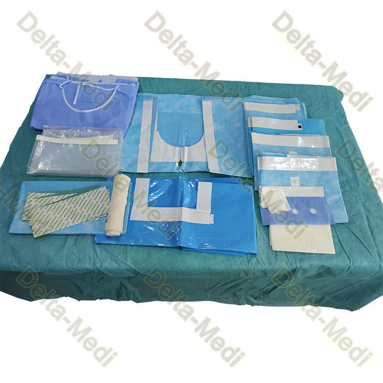 Reinforced SBPP PE Hip Disposable Surgical Drape With Dislocation Bags