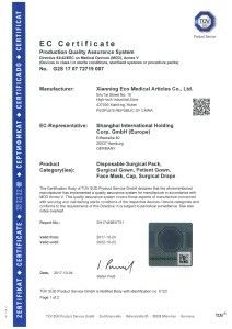 China Shandong Delta-Medi Co.,Ltd certification
